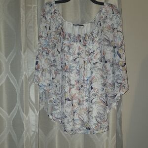 Lane Bryant Multicolor Floral Blouse